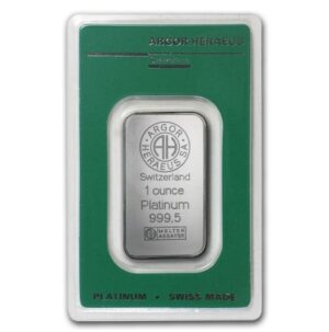 1 oz platinum bar
