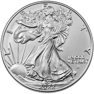 2022 1 oz American Silver Eagle Coin BU