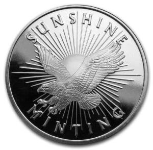 Silver Round Sunshine Mint