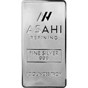10 oz Asahi Silver Bar .999 Fine