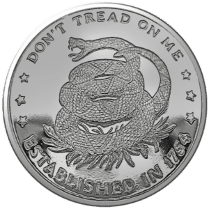 1 oz Silver Round Don't Tread On ME