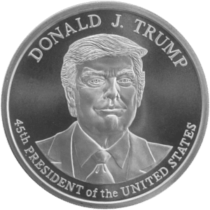1 oz Trump Silver Round