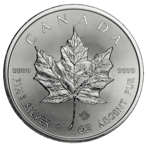 Canada 1 oz Silver Maple Leaf BU