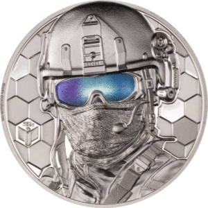 2022 1 oz Platinum Real Heroes Special Forces Cook Islands