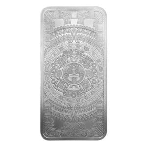10 oz Aztec Silver Bar Reverse