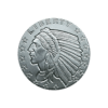 1/2 oz Incuse Indian Silver Round
