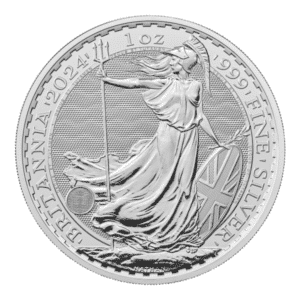 2024 1 oz Silver Britannia Coin .999 Fine Silver