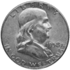 90% Silver Franklin Half Dollars