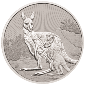 2023 2 oz Australian Silver Kangaroo Mother and Baby