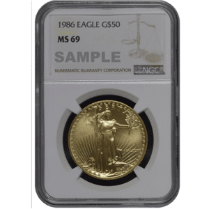 1986 1 oz Gold American Eagle