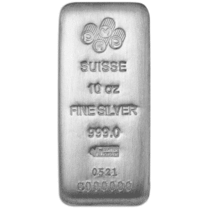 10 oz Pamp Silver Bar (Cast)