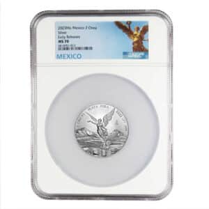 2023 Silver Libertad 2 oz NGC MS70