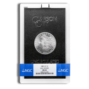 1883-CC Morgan Dollar MS65 GSA Holder w/Box & COA