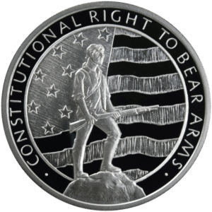 2 oz Second Amendment Silver Round