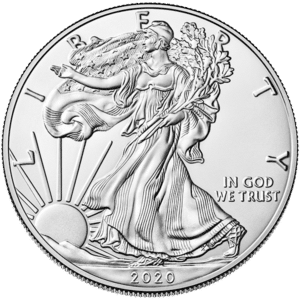 2020 American Silver Eagle Coin BU