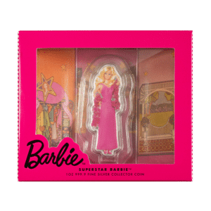 2023 1 oz Pamp Superstar Barbie Silver Coin