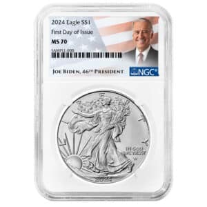 2024 Silver Eagle Biden MS70