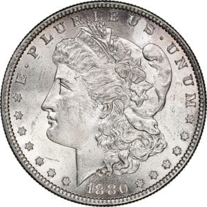 1880-O Morgan Silver Dollar BU