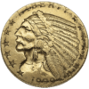 $5 Indian Head Gold Coin (Cleaned, Jewelry Grade)