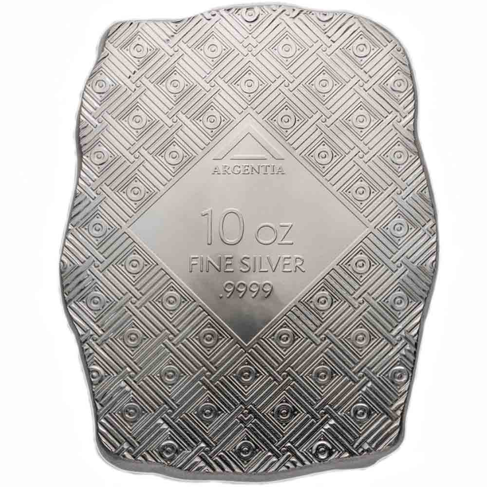 10 oz Thinking Man Silver Bar – Silver Sculpture 2