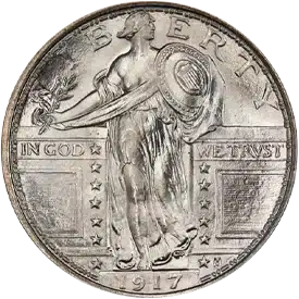 $1 FV 90% Silver Standing Liberty Quarters - Full Date