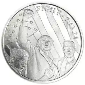 1 oz Trump Fight Silver Round .999 Fine