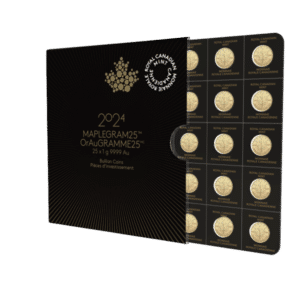 2024 25x1 Gram Gold MapleGram .9999