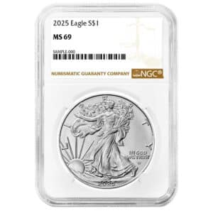 2025 American Silver Eagle NGC MS69