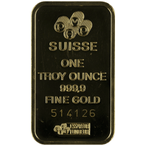 1 oz Gold Bar - Secondary Market .9999 Fine