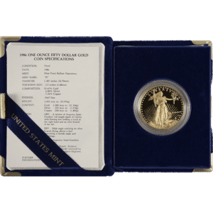 1 oz American Gold Eagle Proof Coin (Random year, w/ Box and COA)