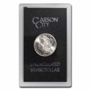 1885-CC Morgan Dollar GSA Holder w/Box & COA