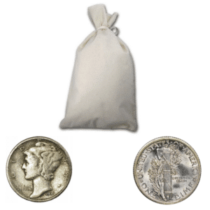 $100 Bag Silver Mercury Dimes 90%