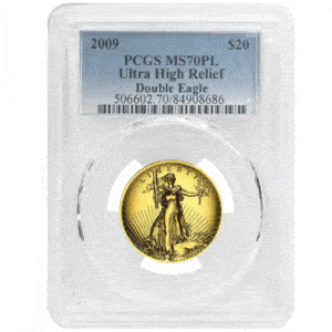 2009 1 oz Ultra High Relief Double Eagle PCGS MS70 Proof-Like