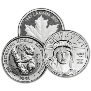 1/4 oz Platinum Coin (Random Type, Low Premium)