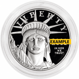 1 oz American Platinum Eagle Proof (Capsule Only)