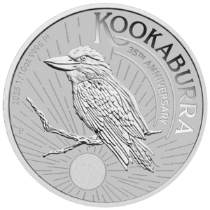 2025 1/10 oz Platinum Kookaburra