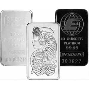 10 oz Platinum Bar