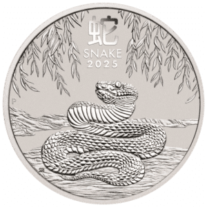 2025 Kilo Perth Mint Silver Snake (Lunar Series)