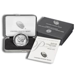 2018-W 1 oz Proof Palladium Eagle (w/ Box & COA)