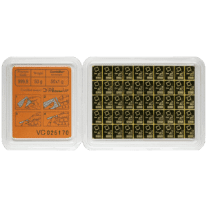 50 Gram Gold CombiBar Valcambi