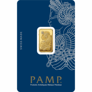 5 Gram Pamp Gold Bar
