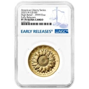2025-W American Liberty Series High Relief ER PF70