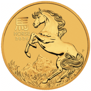 2026 1/4 oz Perth Mint Gold Horse (Lunar Series)