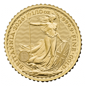 2026 British 1/10 oz Gold Britannia Coin