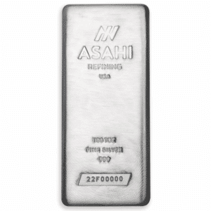 100 oz Asahi Silver Bar