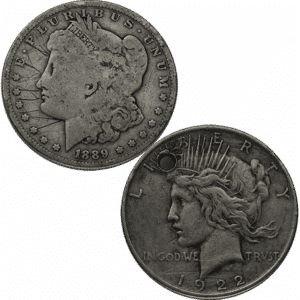 American Silver Dollar – Damaged Condition