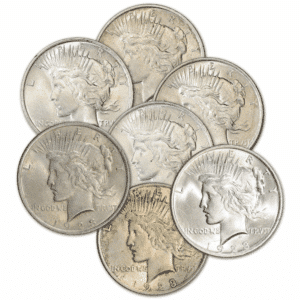 1923 $1 Peace Silver Dollar – About Uncirculated (AU)