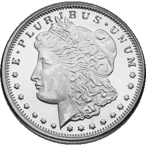 1/4 oz Morgan Silver Round