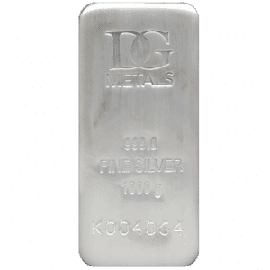1 Kilo Silver Bar – Dillon Gage