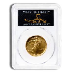 2016-W 1/2 oz Gold Walking Liberty Centennial Coin PCGS SP70